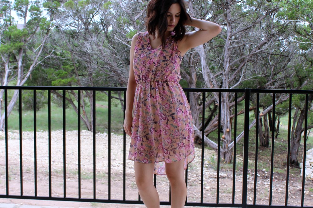 Pink Floral Dress