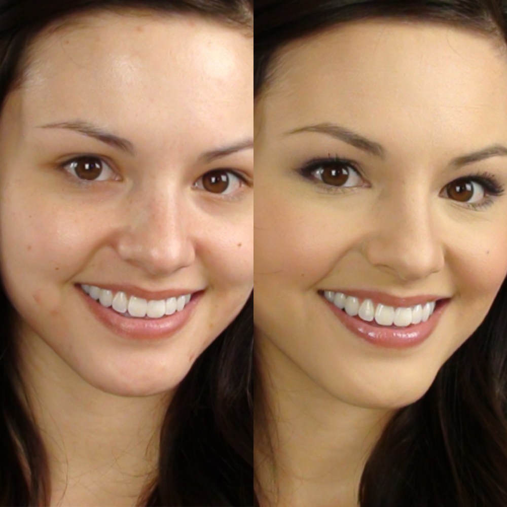 Full Coverage Foundation Before & After