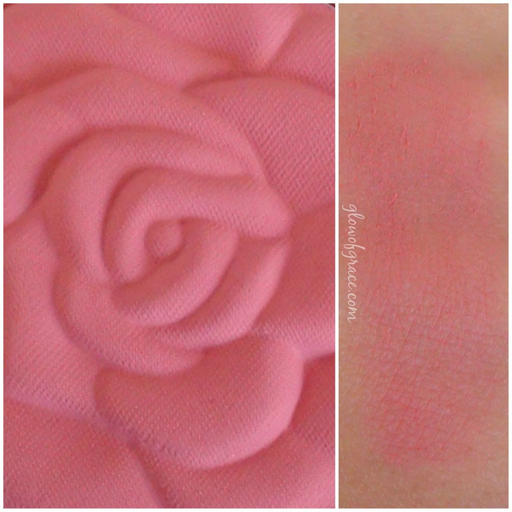 milani rose swatch | tea rose